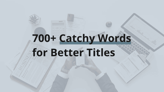 Don`t miss the 8 tricks for a catchy title
